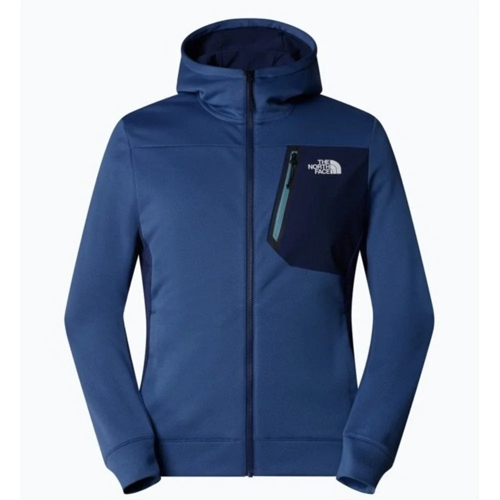 The North Face Mountain Athletics Fleece Jacket Men XXL Shady Blue Summit Navy
